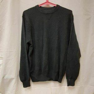 Geoffrey Beene Mens Pullover Sweater Gray Crew Nec